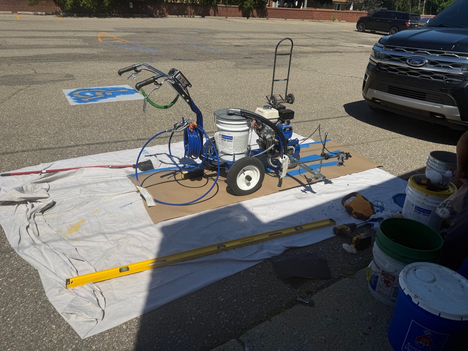 Metro Striping LLC equipment setup